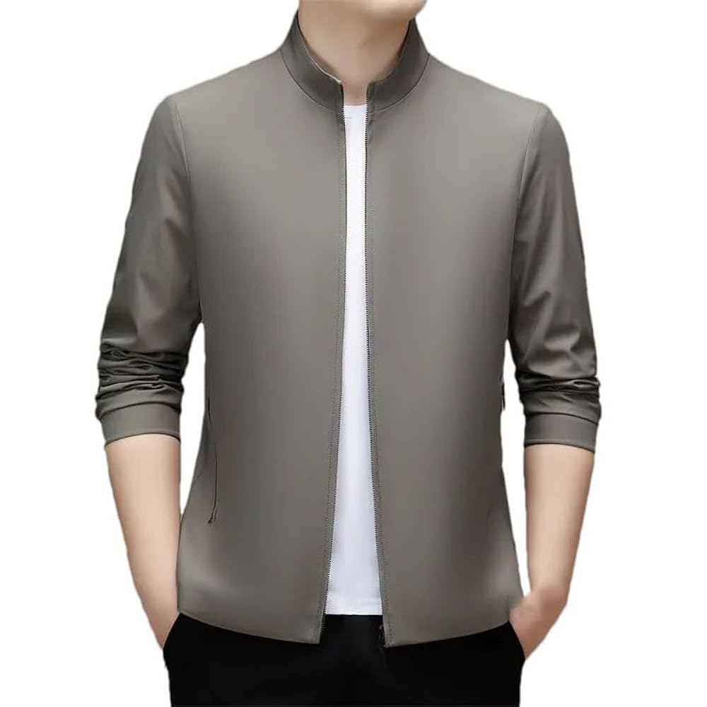 Hgvcfcv Men's Luxury Business Casual Classic Jackets Stand